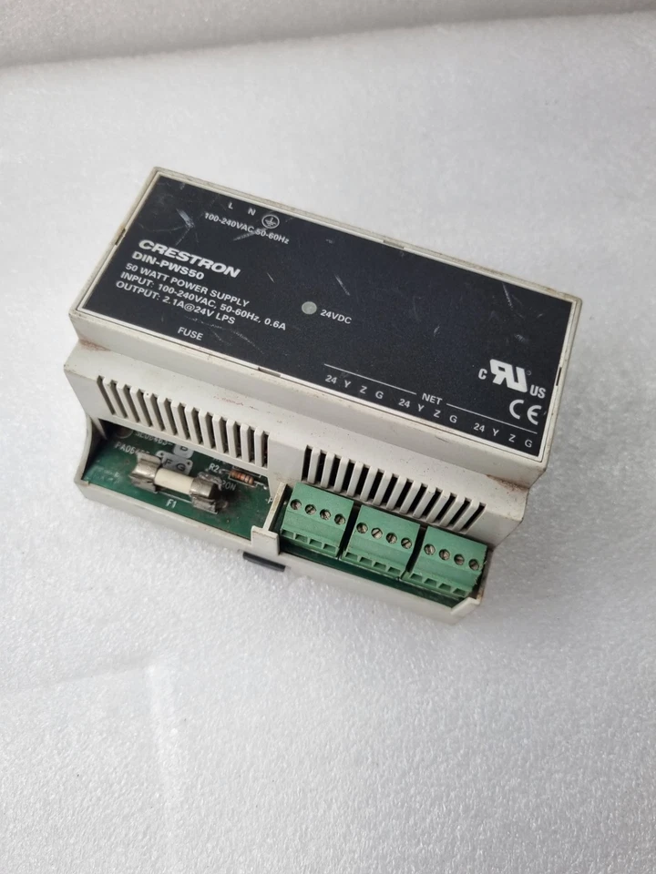 Crestron DIN-PWS50 50 Watt Power Supply (Used Working Condition)